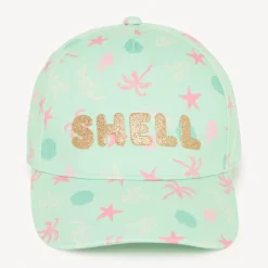 Casquette fantaisie motif plage fille
