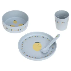 Cellulose serviesgoedset voor kinderen Happy Fruits Lemon