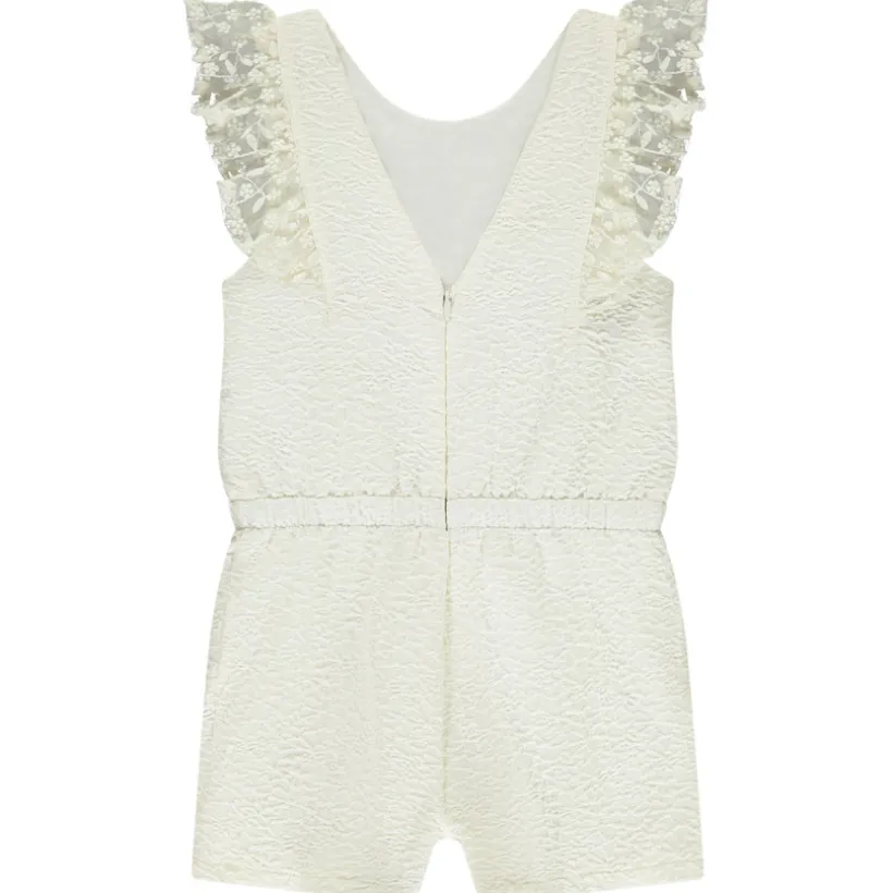 Ceremonieel jacquard jumpsuit meisjes