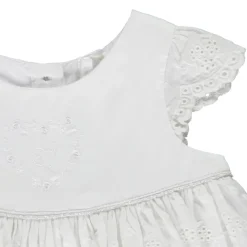 Ceremoniejurk in Engels borduursel voor baby meisjes