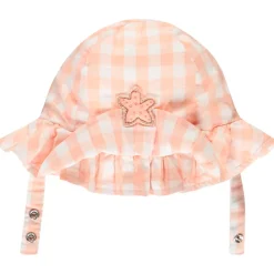 Charlotte in tweekleurige vichy met gewatteerde zeesterpatch meisjes