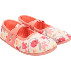 Chaussons babies imprimé floral fille