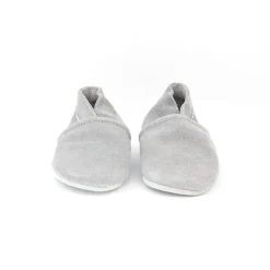 Chaussons souples 12-18M en suède Babysoft sky
