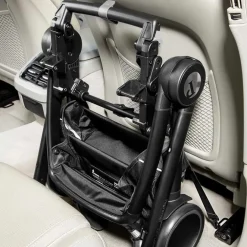 City Loop chassis zwart, licht en compact met inklapbaar stuur