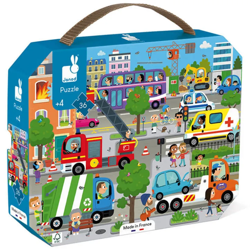 City puzzel 36 stukjes