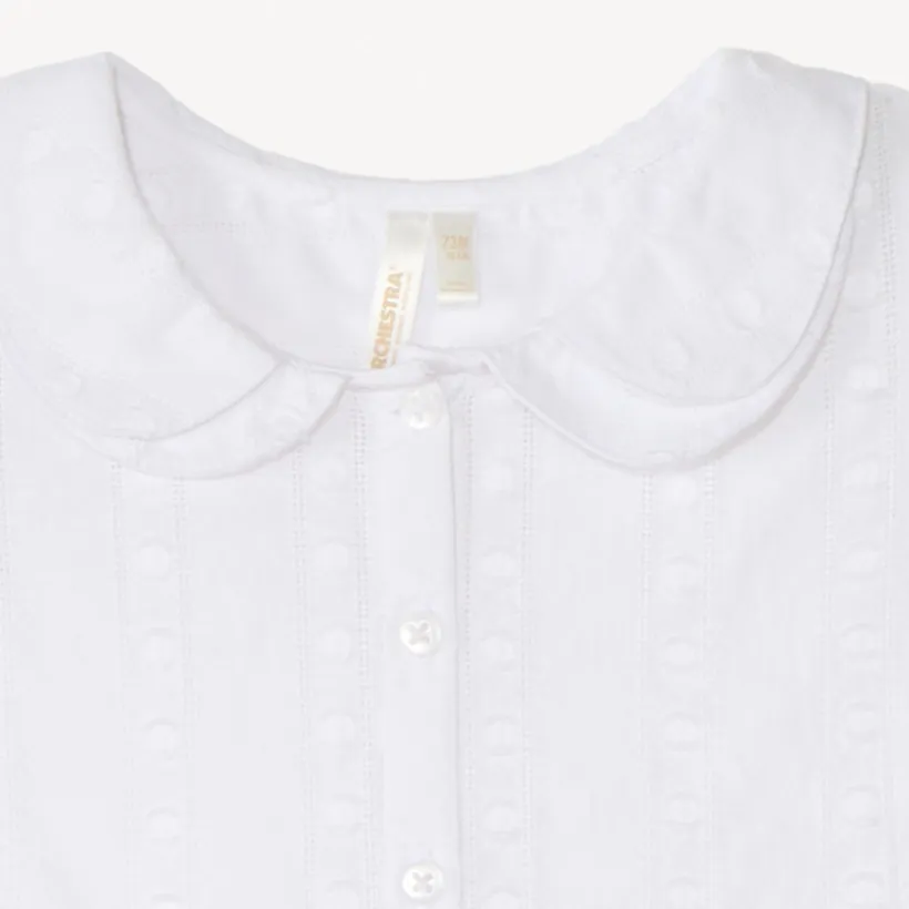Claudius blouse met strik in de taille voor babymeisjes