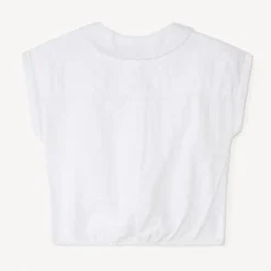 Claudius blouse met strik in de taille voor babymeisjes