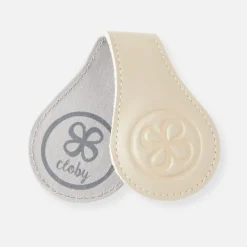 Clips magnetisch leder & canvas Beige