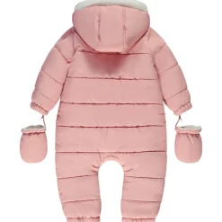 Combi-piloot effen gevoerd met microfleece voor baby meisje