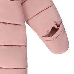Combi-piloot effen gevoerd met microfleece voor baby meisje