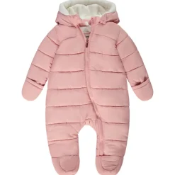 Combi-piloot effen gevoerd met microfleece voor baby meisje