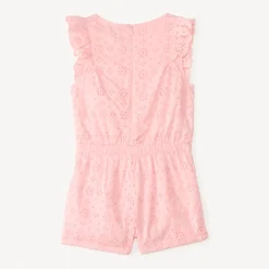 Combishort van Engelse broderie met volantjes meisjes