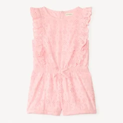Combishort van Engelse broderie met volantjes meisjes