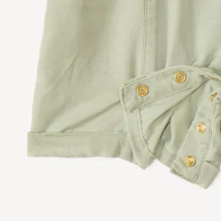 Combishort van sergé met tailleband voor meisjesbaby