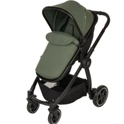 Combi trio kinderwagen Sienna + i-Prim autostoeltje kaki/zwart