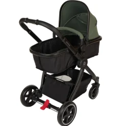 Combi trio kinderwagen Sienna + i-Prim autostoeltje kaki/zwart