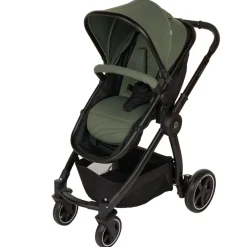 Combi trio kinderwagen Sienna + i-Prim autostoeltje kaki/zwart