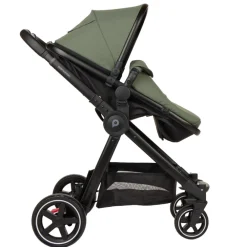 Combi trio kinderwagen Sienna + i-Prim autostoeltje kaki/zwart