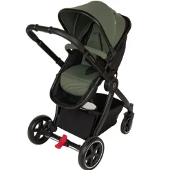 Combi trio kinderwagen Sienna + i-Prim autostoeltje kaki/zwart