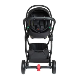 Combi trio kinderwagen Sienna + i-Prim autostoeltje kaki/zwart