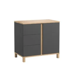 Commode Altitude Graphite /Hout