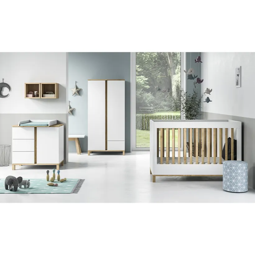 Commode Altitude zonder Luiertafel - Bois / Blanc