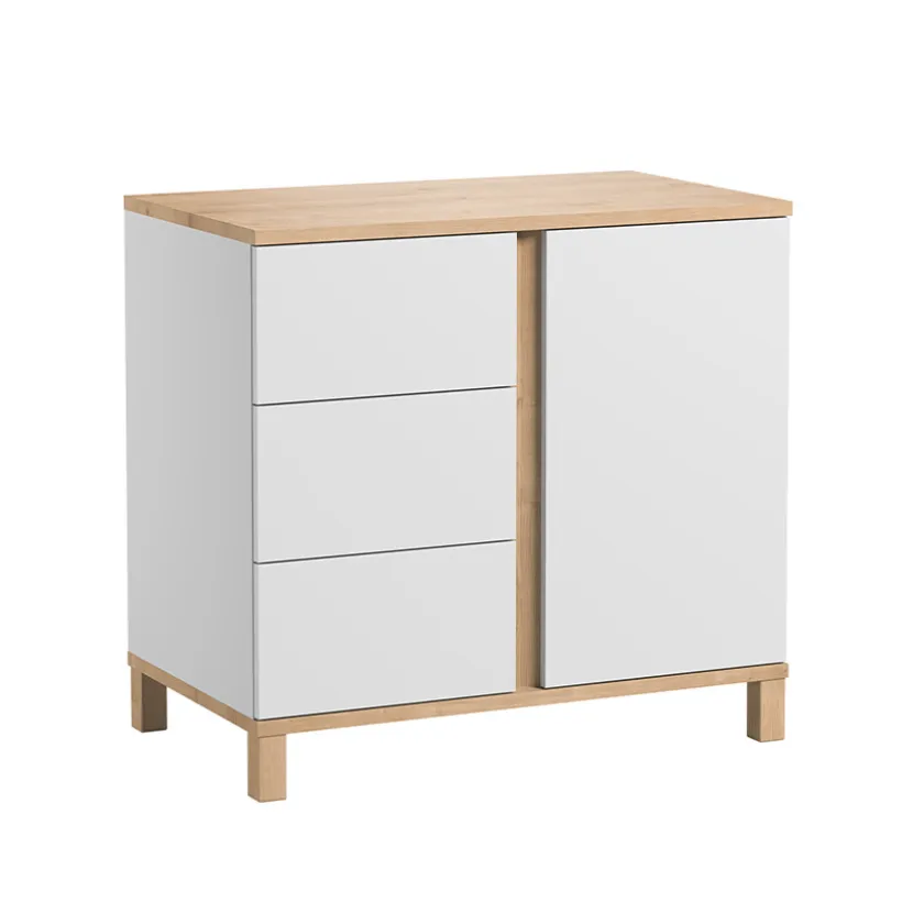 Commode Altitude zonder Luiertafel - Bois / Blanc