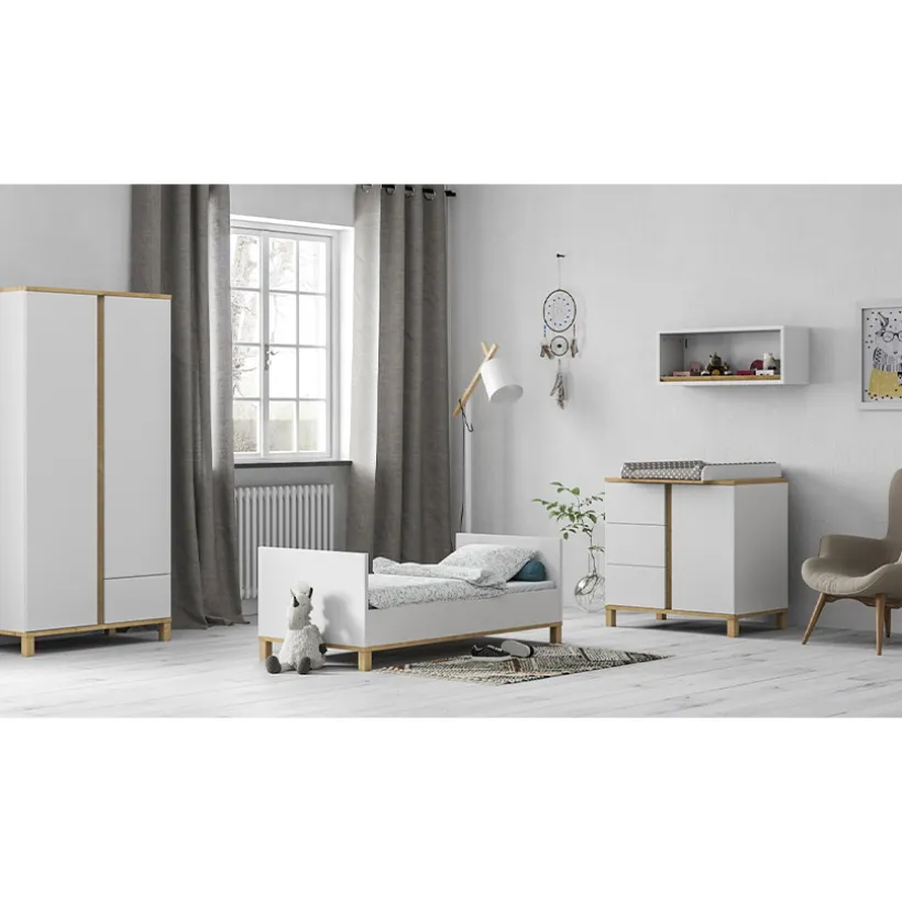Commode Altitude zonder Luiertafel - Bois / Blanc