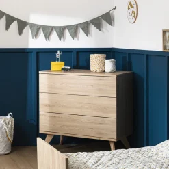 Commode Carla 3 laden - Hout