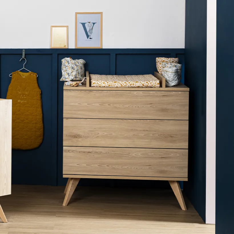 Commode Carla 3 laden - Hout