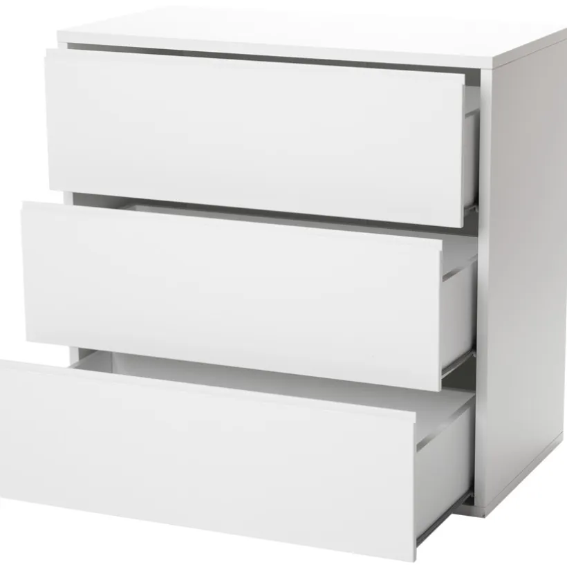 Commode Eden 3 laden - wit
