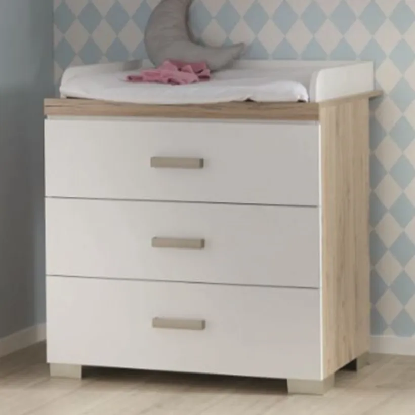 Commode Hilja 3 schuiven + Luiertafel