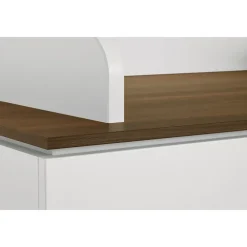 Commode + Luiertafel Lovely Aliv Off white/Dark walnut