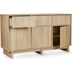 Commode XL 3 deuren Kyo Honey Ash