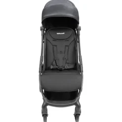 Compacte en opvouwbare kinderwagen zwart