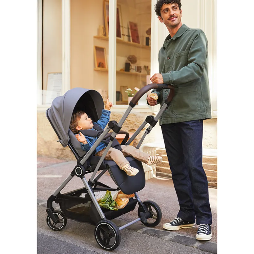 Compact Kinderwagen Flora - Zwart