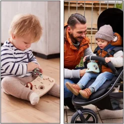 Complete set Hoge stoel meegroeiend Alpha Start N Grow Natuur/Dark Grey