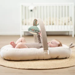 Contrastrijke kaarthouder voor baby's Tiny Farm Groen