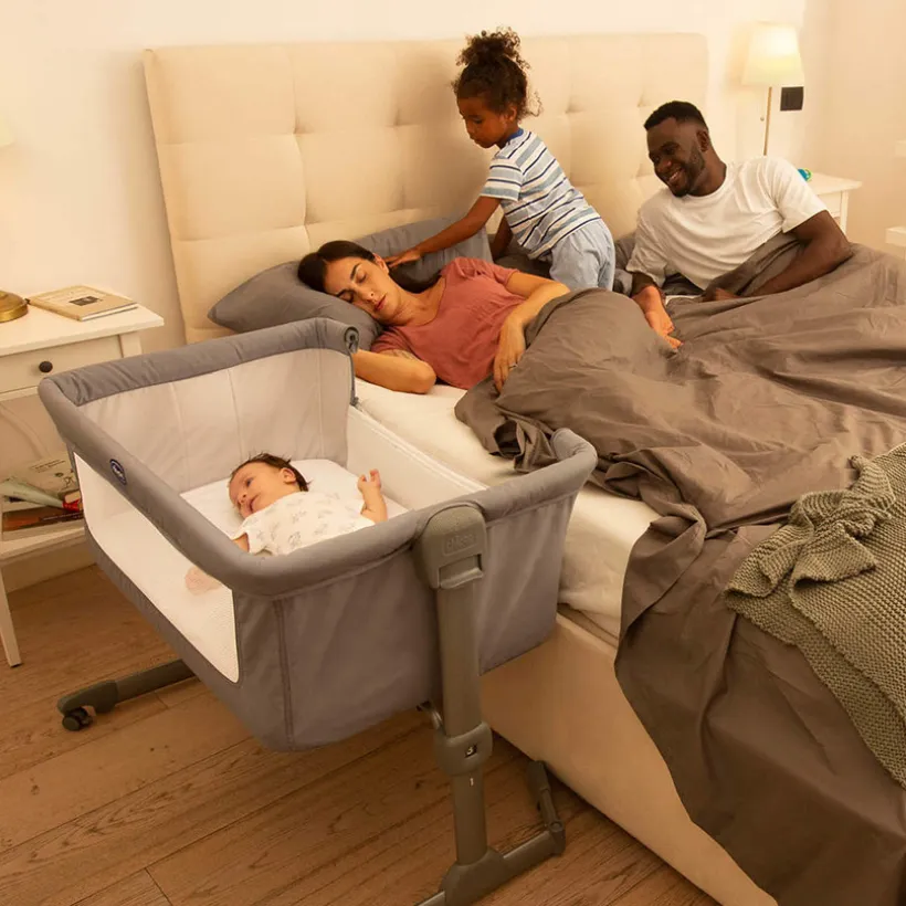 Co-sleeper wieg Next2Me Essential dove relux