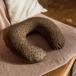 COUSSIN D'ALLAITEMENT SOFTY - LEOPARD BRONZE