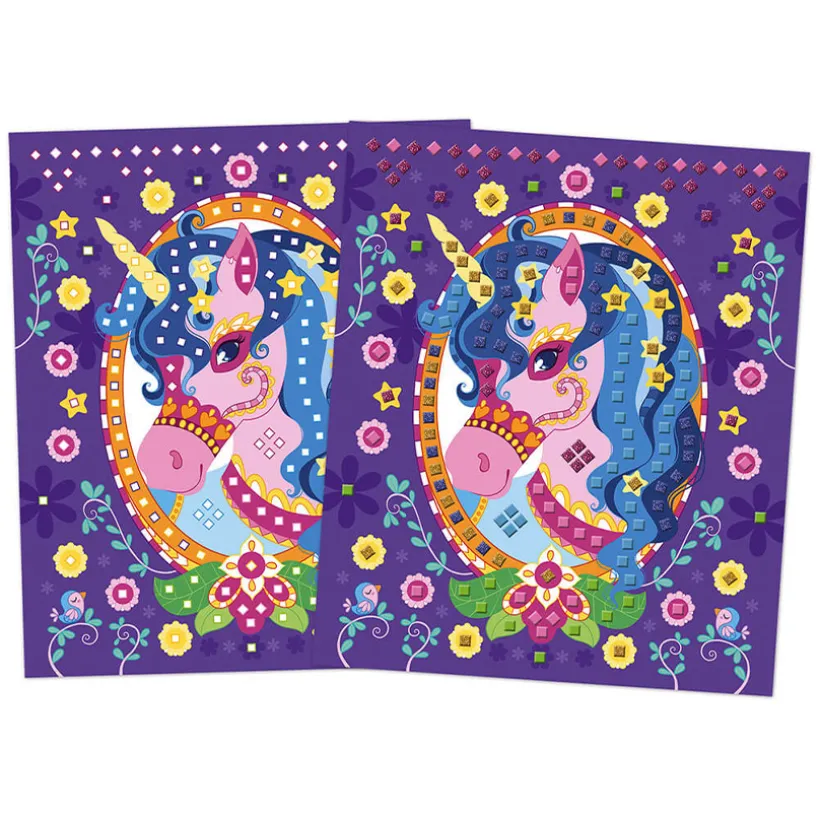 Creatief Foam Mozaïek Set Pony's en Eenhoorns