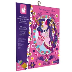 Creatief Foam Mozaïek Set Pony's en Eenhoorns