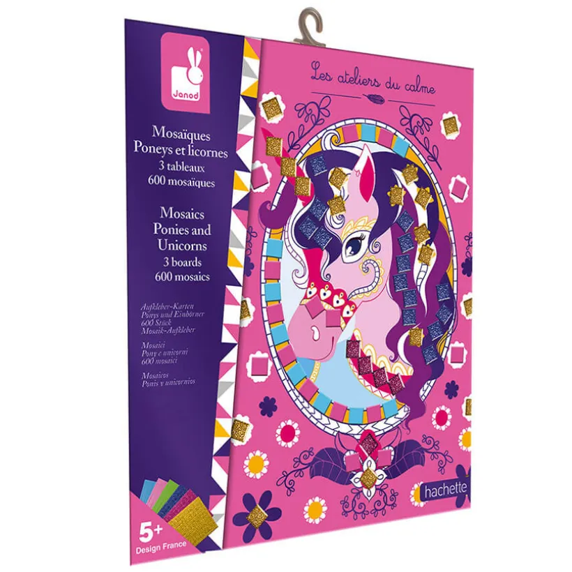 Creatief Foam Mozaïek Set Pony's en Eenhoorns