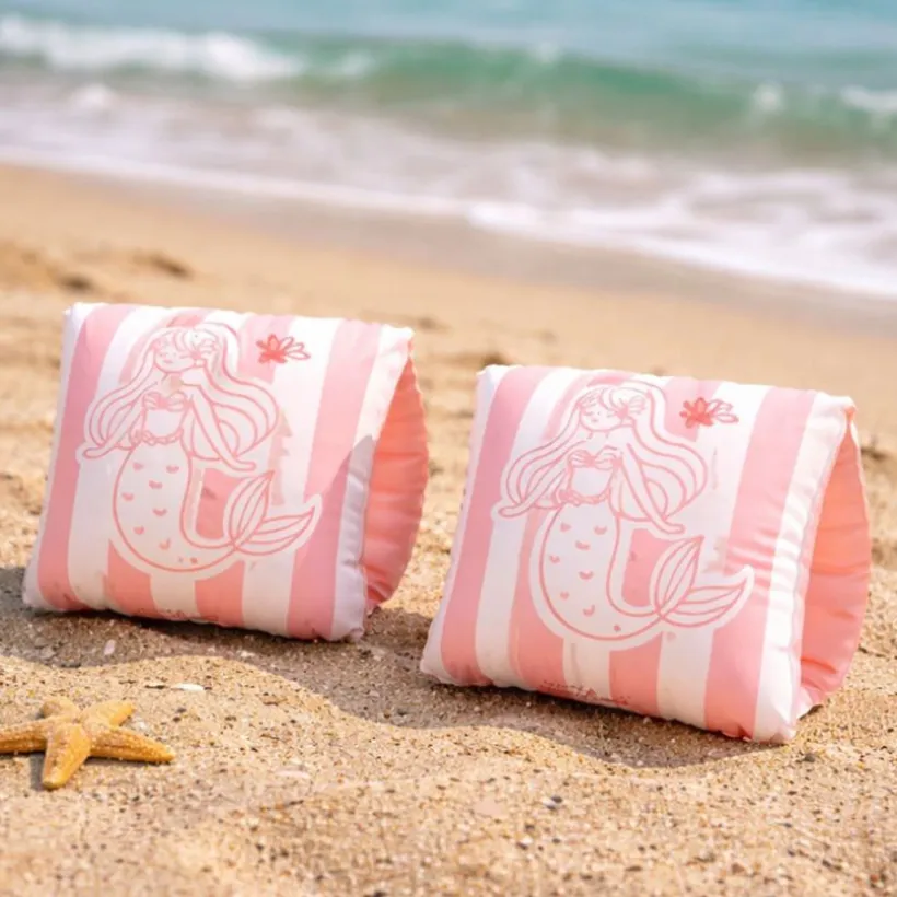 CUFF ESSENTIALS-ARM BANDS - PINK - MERMAZING - 2/6 YEARS