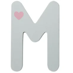 Decoratieve houten letter M