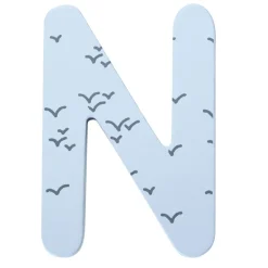 Decoratieve houten letter N