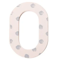 Decoratieve houten letter O