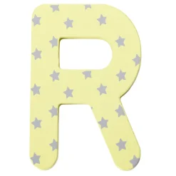 Decoratieve houten letter R