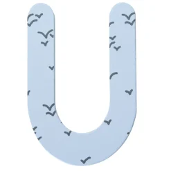 Decoratieve houten letter U