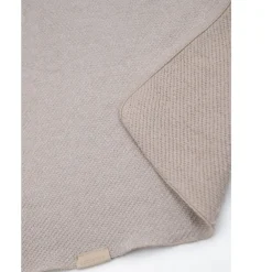 Deken brushed - Mélange sand - 80x80 cm